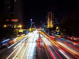 夜景,汽车,灯光