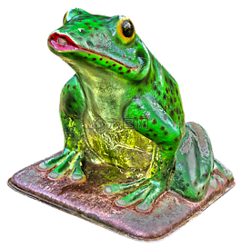 青蛙,绿色,数字