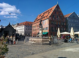 奥格斯堡,weberhaus,moritzplatz