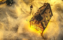 圣诞节,模型,圣诞村