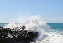 波,埃,海岸