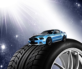 气动,汽车,轮辋