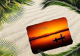 背景图像,沙,旅行