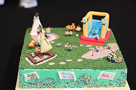 小仆,蛋糕,谢谢