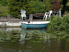 船在运河,英国,运河