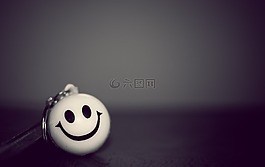 笑脸,小丑,钥匙链