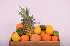 菠萝,橘红色,橙色