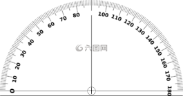 量角器,角,几何