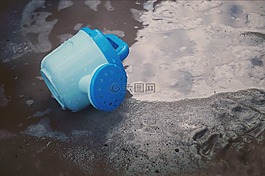 玩具,砂坑,沙