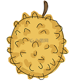 榴莲,水果,卡通