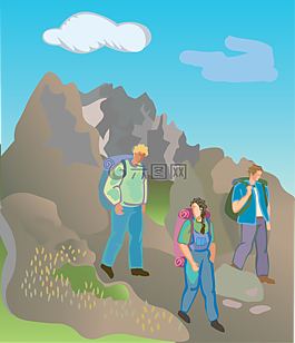 登山,体育,竞技