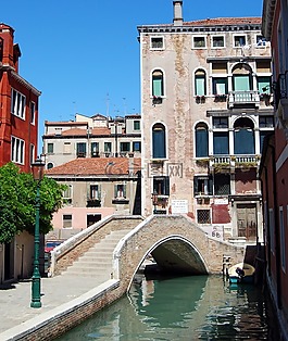 桥,通道,威尼斯