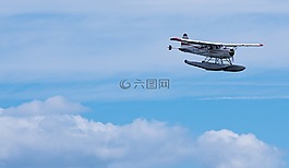 水上飞机,天空,假期