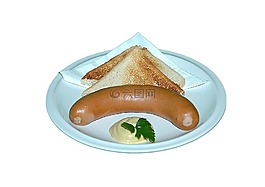 bockwurst,吃,食品