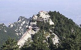 中国,陕西,华山西峰