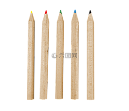 彩色铅笔,木铅笔,铅笔