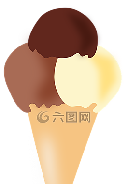 冰淇淋,巧克力冰淇淋,巧克力