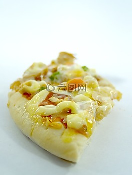 比萨,意大利辣味香肠,切片