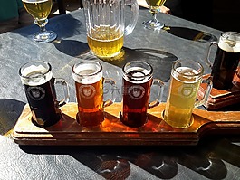 biere,阳台,品尝