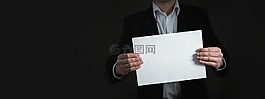 纸,手,旗帜