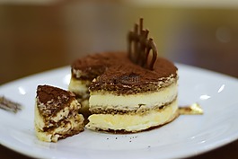 提拉米苏,巧克力,食品