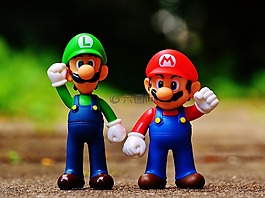 mario,路易吉,数字