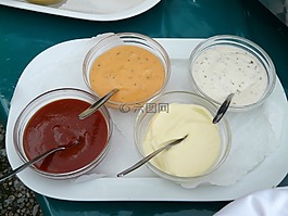 蘸,酱汁,食品
