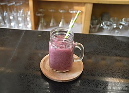 冰沙,喝,杯