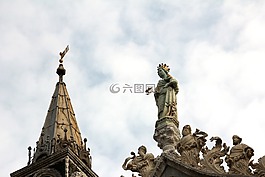 石膏图,数字,雕塑