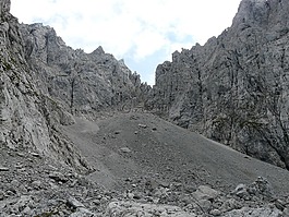 高角,山,卵石
