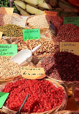 市场,坚果,水果