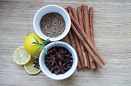 茴香,八角,柠檬