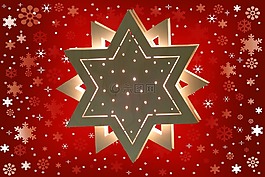 明星,木材的明星,照亮