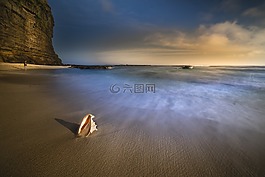 底,海滩,很好