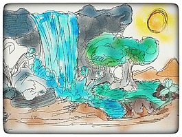 涂鸦,素描,图