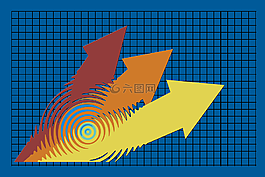 箭头,增长黑客,市场营销