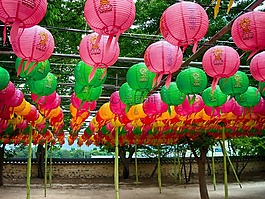 gyeong ju,韩国,灯笼