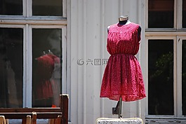 服装,店,时装模特