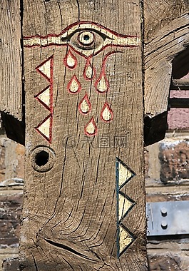 眼,木,艺术
