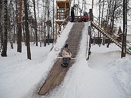 戈卡,冬季,雪橇
