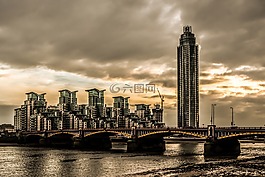 沃克斯豪尔,桥,河