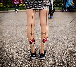 米奇,米妮,腿