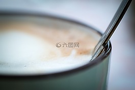 勺子,杯,咖啡
