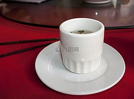 杯,白杯,绿茶