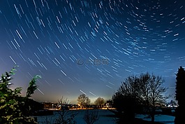 startrails,长时间曝光,明星