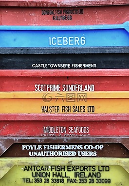 板条箱,钓鱼,渔民