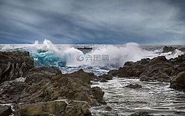 海洋,海,景观