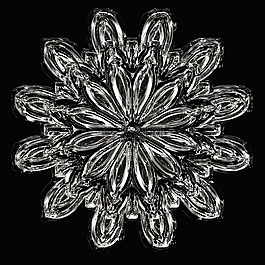 雪花,冰晶体,冰