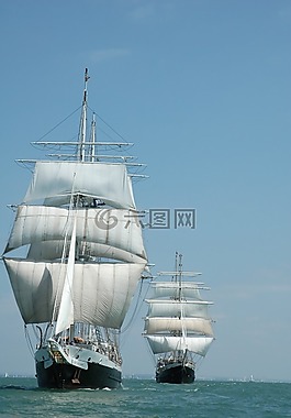 船舶,高大,船只