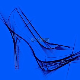 妇女的鞋子,鞋,段